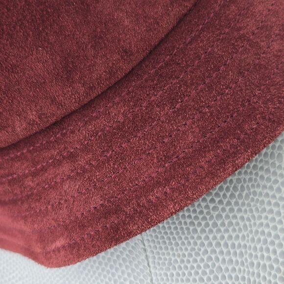 Helen Kaminski Australia | Burgundy Suede Bucket Hat